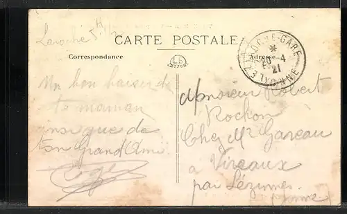 AK Tonnerre, Vue prise de Champboudon