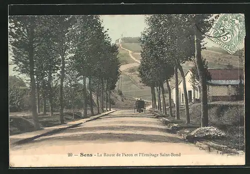 AK Sens, La Route de Paron et l`Ermitage Saint-Bond
