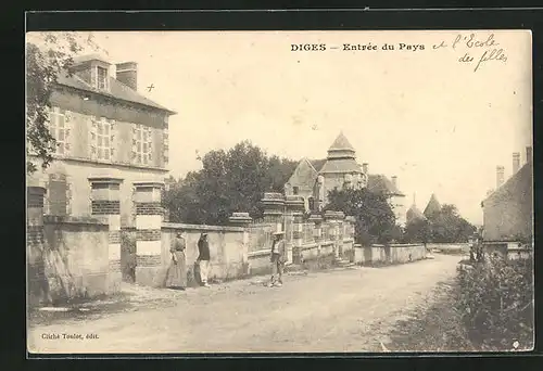 AK Diges, Entrée du Pays