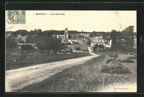 AK Brannay, Vue générale, Totalansicht der Ortschaft