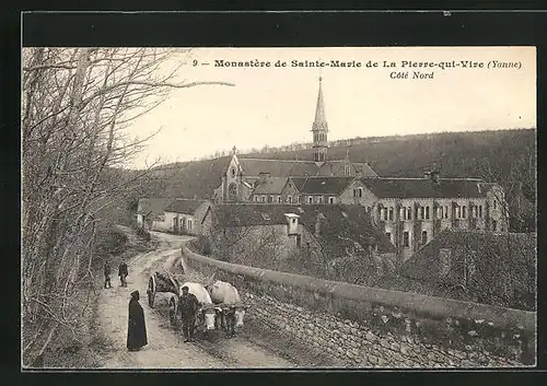 AK La Pierre-qui-Vire, Monastère de Ste-Marie, Côté Nord