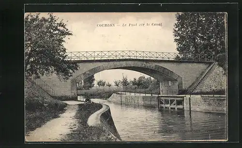 AK Courlon, le Pont sur le Canal