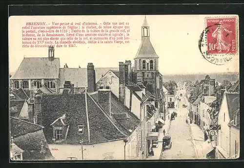 AK Brienon, Vue prise à vol d'oiseau