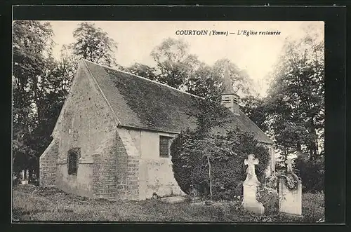 AK Courtois, l'Eglise restaurée