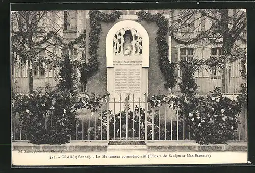 AK Crain, le Monument commémoratif