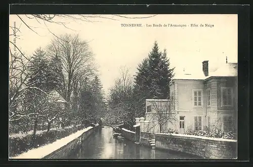 AK Tonnerre, Les Bords de l`Armancon, Effet de Neige