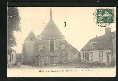 AK Cudot-Sainte-Alpais, Eglise du Pelerinage