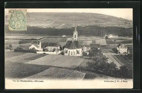 AK Champvallon, Une vue, Côté ouest