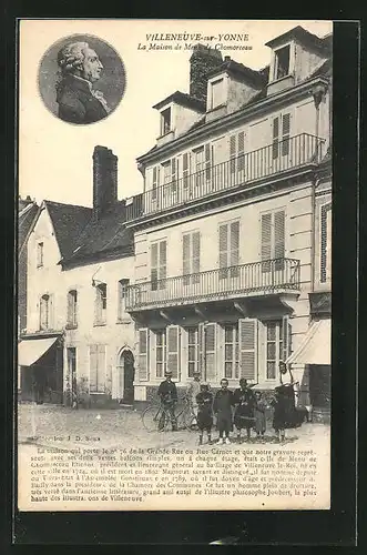 AK Villeneuve-sur-Yonne, La Maison de Menu de Chomorceau