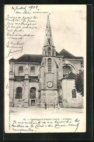 AK Coulange-la-Vineuse, L`Eglise