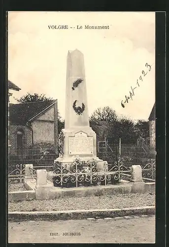 AK Volgre, Le Monument