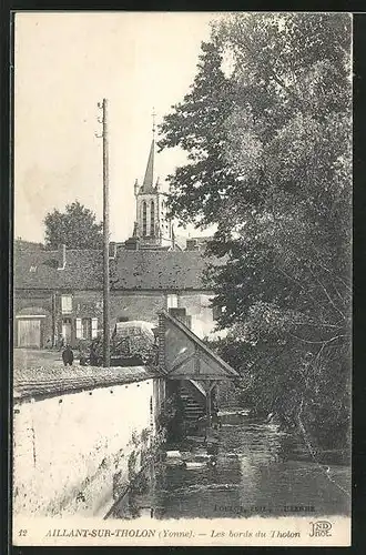 AK Aillant-sur-Tholon, Les bords du Tholon