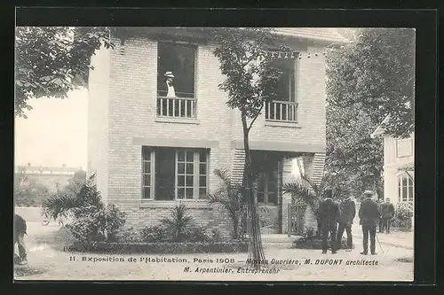 AK Paris, Exposition de l`Habitation 1908, Maison Ouvrière
