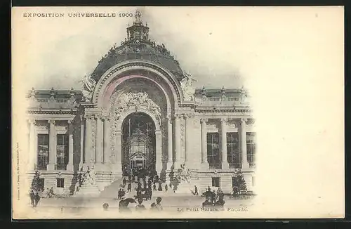 AK Paris, Exposition universelle de 1900, Vue de la Petit Palais