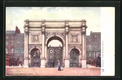 Künstler-AK Raphael Tuck & Sons Nr. 7422: London, the Marble Arch