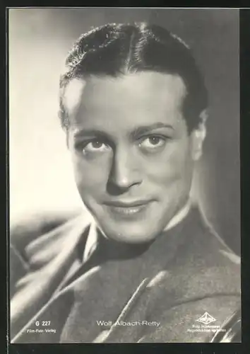 AK Schauspieler Wolf Albach-Retty