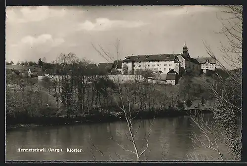 AK Hermetschwil, Kloster, vom Wasser gesehen