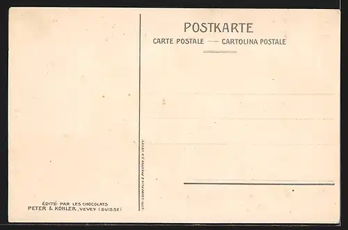 Lithographie Auvernier, Chateau, Schloss