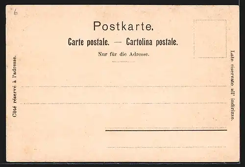 Lithographie Luzern, Teilansicht mit Rigi