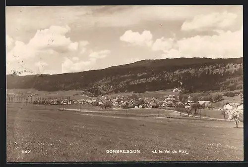 AK Dombresson, Panorama et le Val de Ruz