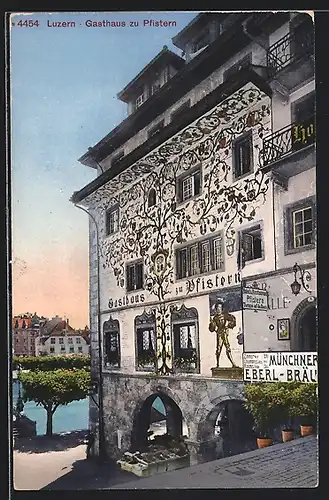 AK Luzern, Gasthaus zur Pfistern