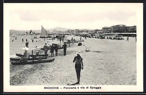 AK Riccione, Panorama e vita di Spiaggia