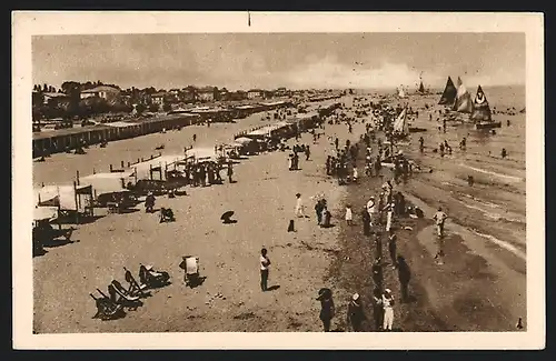 AK Riccione, Blick auf den Strand