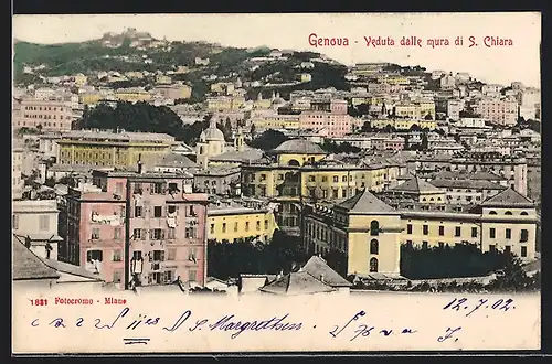 AK Genova, Veduta dalle mura di S. Chiara