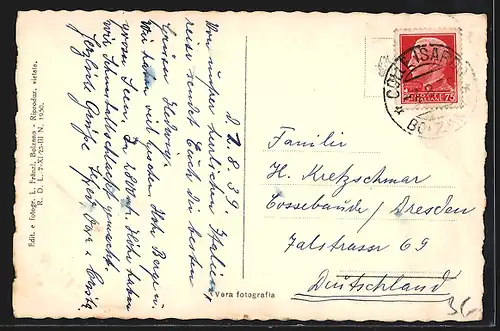 AK Colle Isarco, Ortsansicht mit Brennero