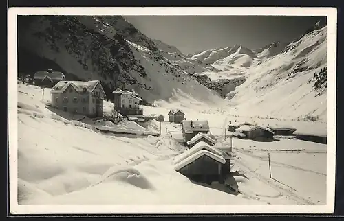 AK Solda, Ortsansicht im Winter