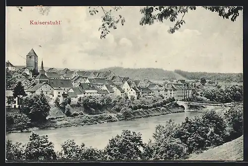AK Kaiserstuhl, Teilansicht mit Brücke