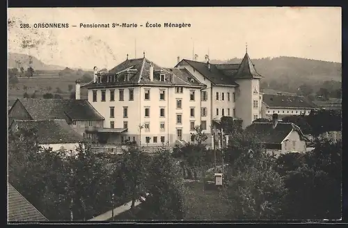 AK Orsonnens, Pensionnat Ste-Marie, École Ménagère