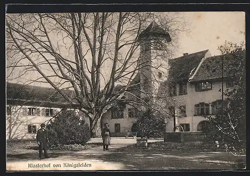 AK Königsfelden, Blick auf den Klosterhof