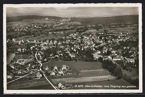 AK Ober-Entfelden, Gesamtansicht vom Flugzeug aus