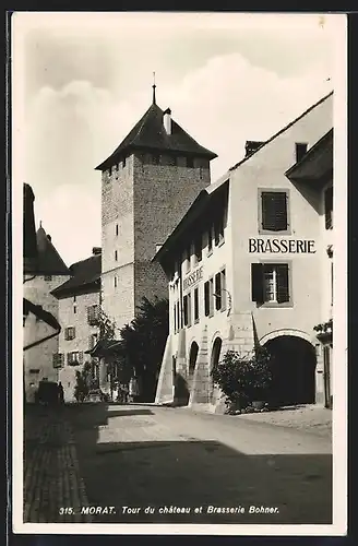 AK Morat, Tour du château et Brasserie Bohner