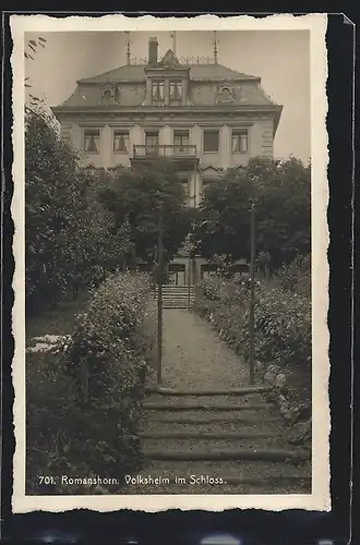 AK Romanshorn, Volksheim im Schloss