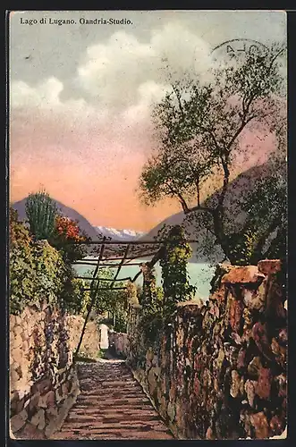 AK Gandria /Lago di Lugano, Panorama