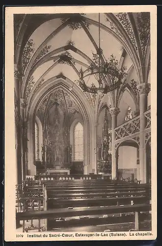 AK Estavayer-le-Lac, Institut du Sacré-Coeur, La chapelle