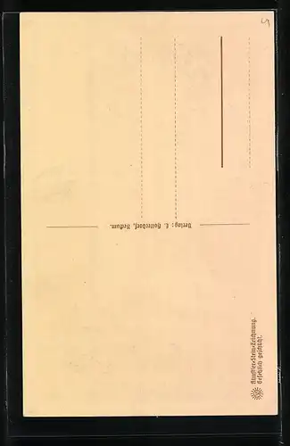 Steindruck-AK Beckum, Höxberg und Soestwarte