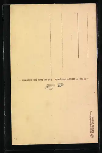 Steindruck-AK Wernigerode, Gardenstedt`sches Haus