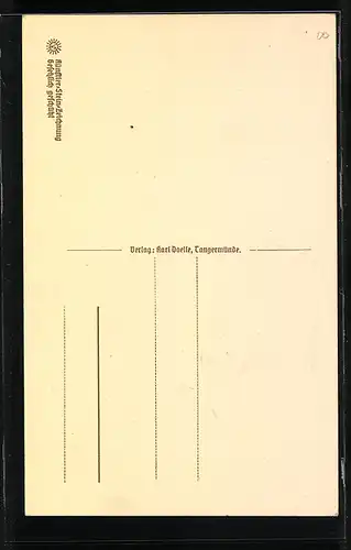 Steindruck-AK Tangermünde, die Rossfurt von der Landseite