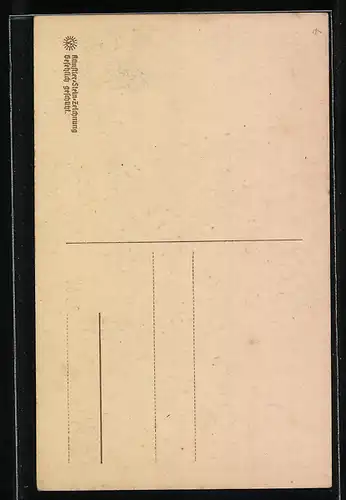 Steindruck-AK Stralsund, Johanniskirche und Kreuzgang im Johanniskloster