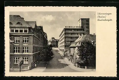 AK Schwenningen / Neckar, Kienzle Uhren in der Hindenburgstrasse