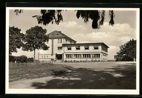 AK Schwenningen a.N., Kinderheim Kurhaus Schönblick, Rotes Kreuz