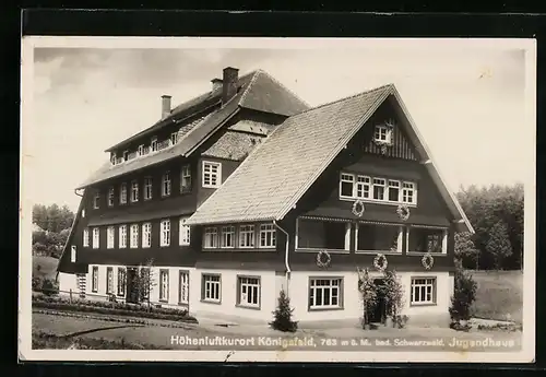 AK Königsfeld /Schwarzw., Jugendhaus mit näherer Umgebung