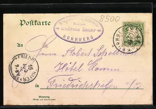 Künstler-AK Erwin Spindler: Nürnberg, Gasthaus Bratwurstglöcklein, Innenansicht