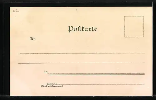Lithographie Tutzing, Blick auf`s Gebirge, Starnberger See