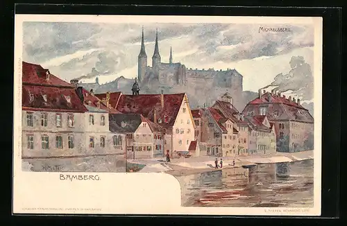 Künstler-AK Karl Mutter: Bamberg, Michalesberg