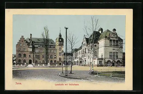 AK Jena, Lesehalle mit Volkshaus