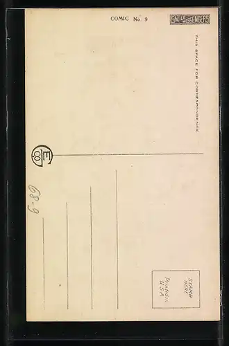 AK Kleines Mädchen mit zwei Ringen, Schmuck